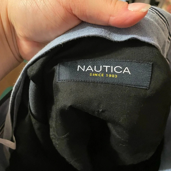 NAUTICA MENS WOOL BLEND TROUSERS - Picture 6 of 6